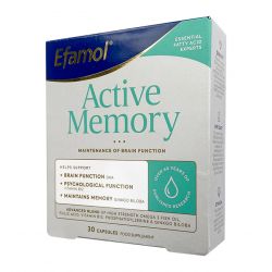 Эфамол Брейн Мемори Актив / Efamol Brain Active Memory капсулы №30 в Уссурийске и области фото